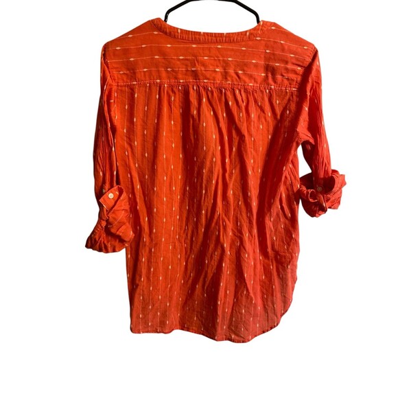 Ann Taylor loft softened top pink boho S - Picture 2 of 5